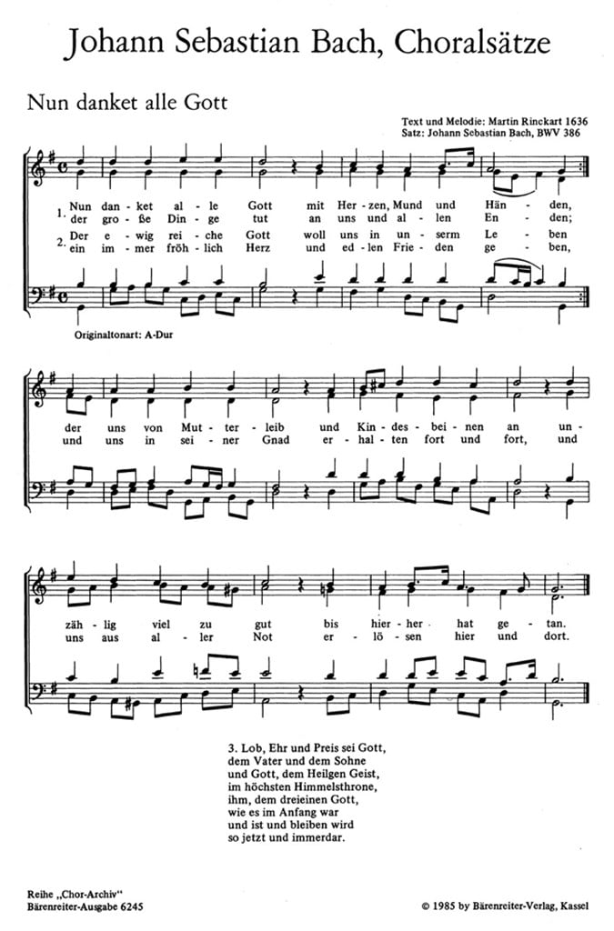 Neun Choralsatze